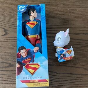 DC Superman Figure & Krypto Figures